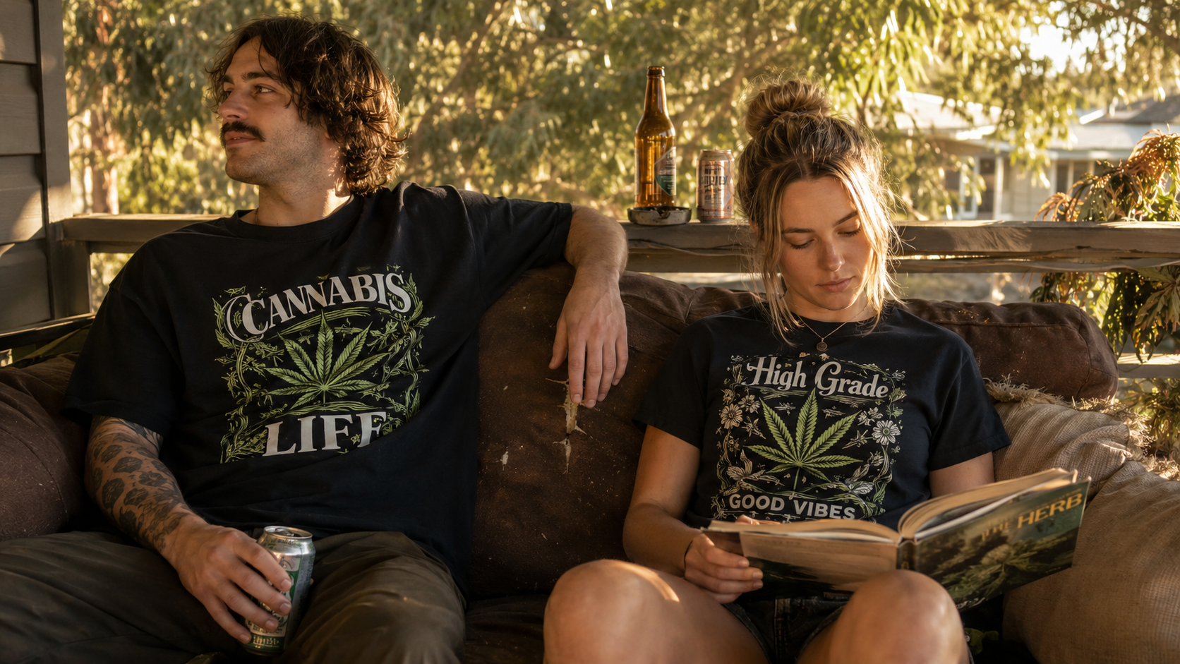 Cannabis life graphic tees — Convict Shirts Australia