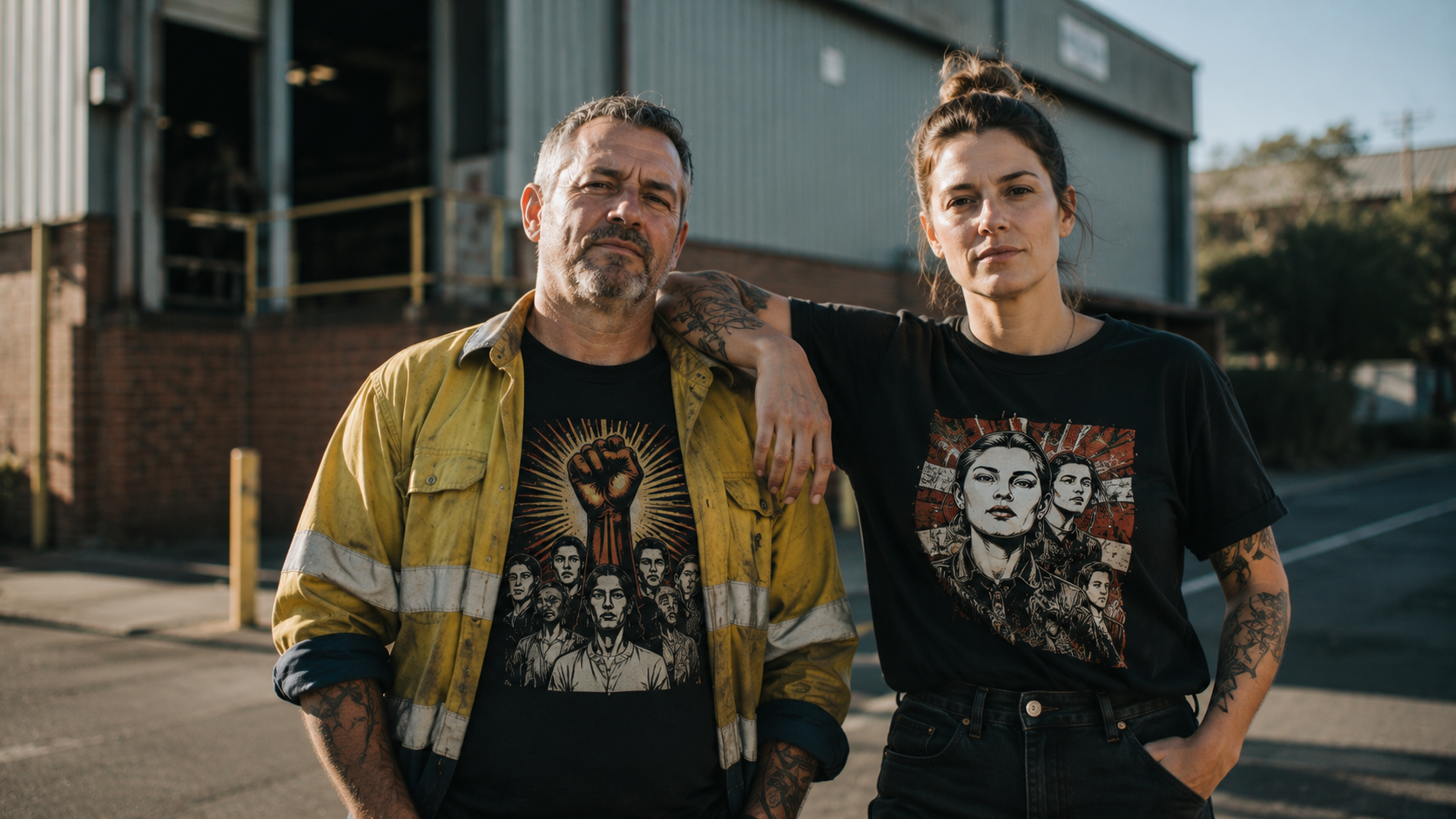 Human and workers' rights graphic tees — Convict Shirts Australia