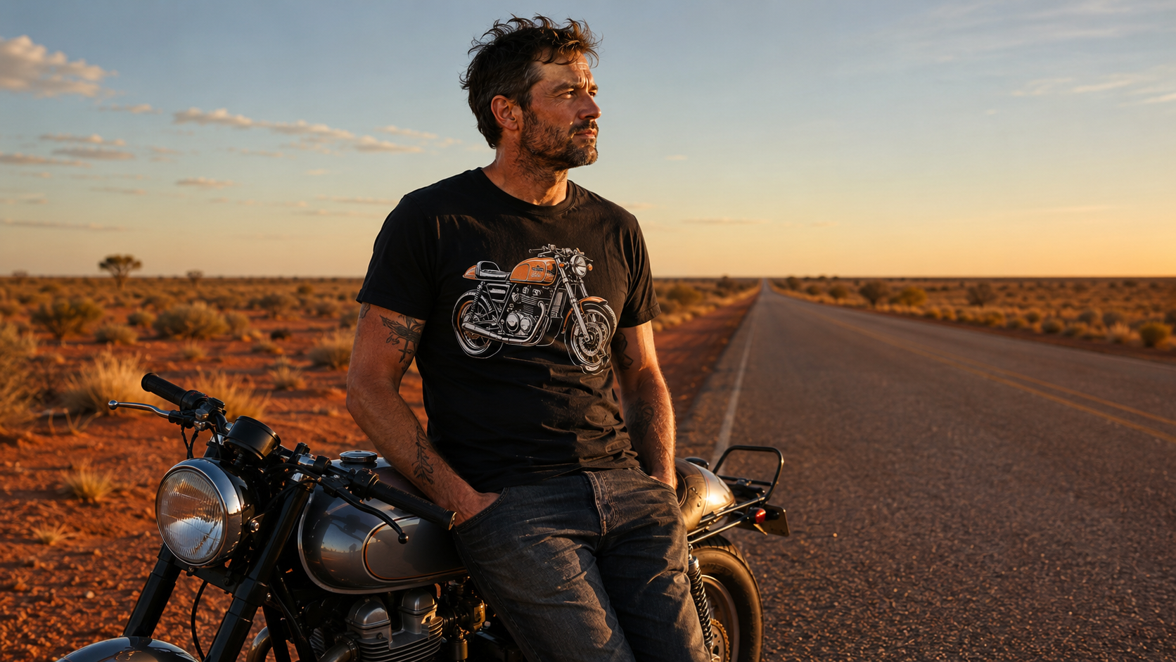 Motorcycle graphic tees — Convict Shirts Australia