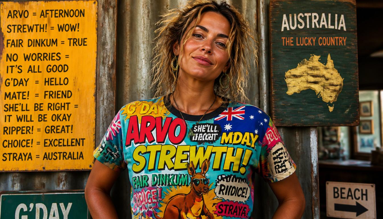 Australian slang graphic tees — Convict Shirts Australia